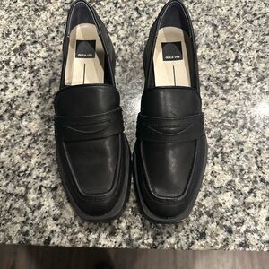 Dolce Vita Women's Black Leather Loafers